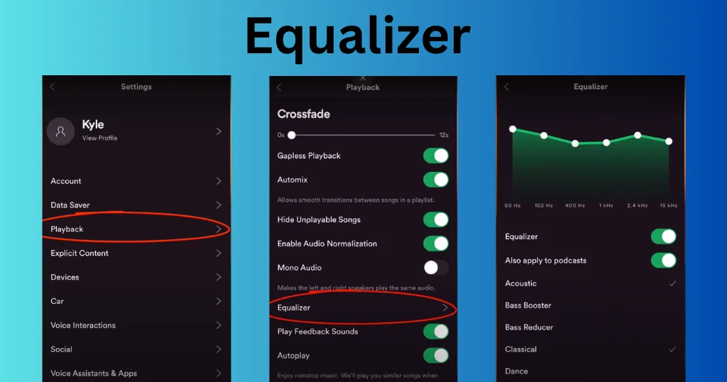 Spotify Premium Equalizer