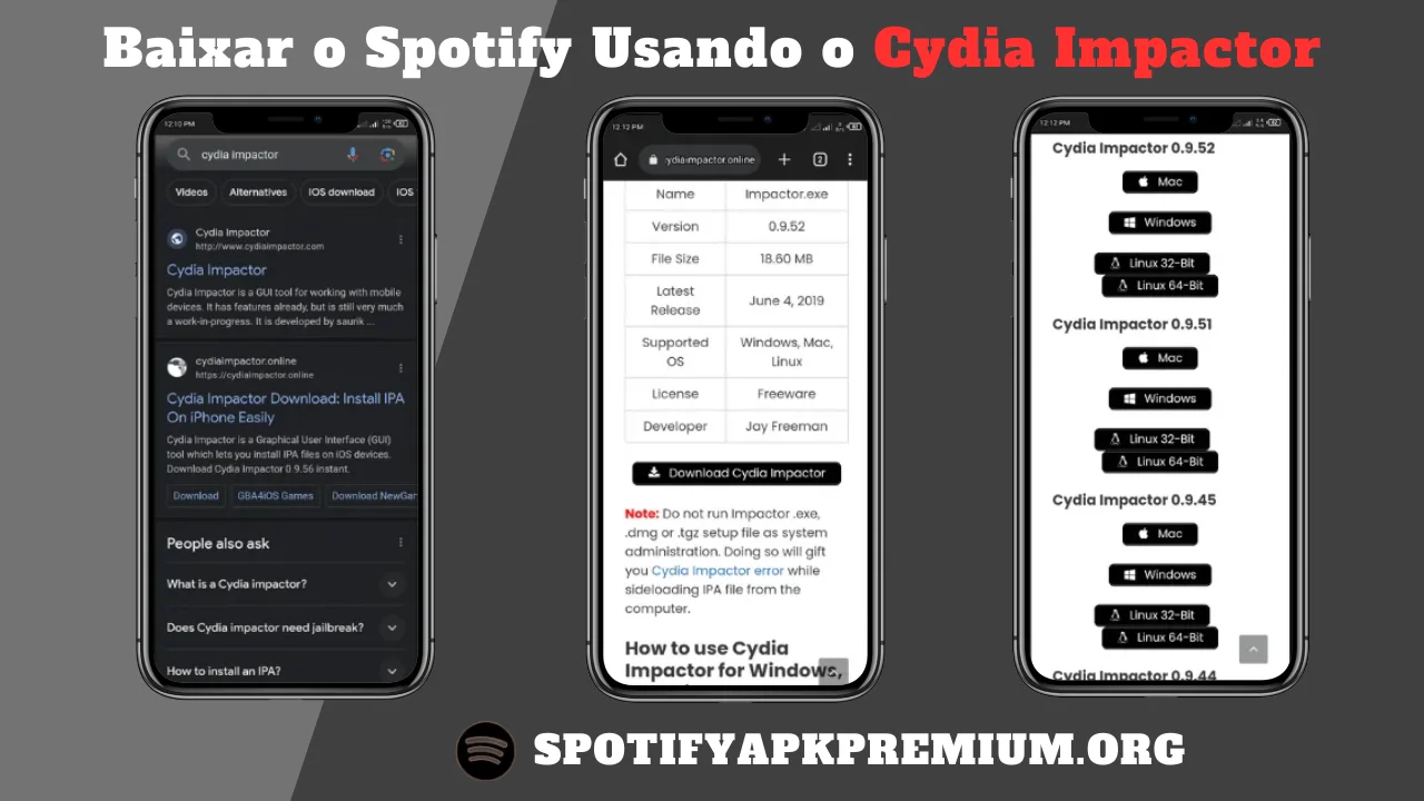 Download Spotify++ IPA Using Cydia Impactor