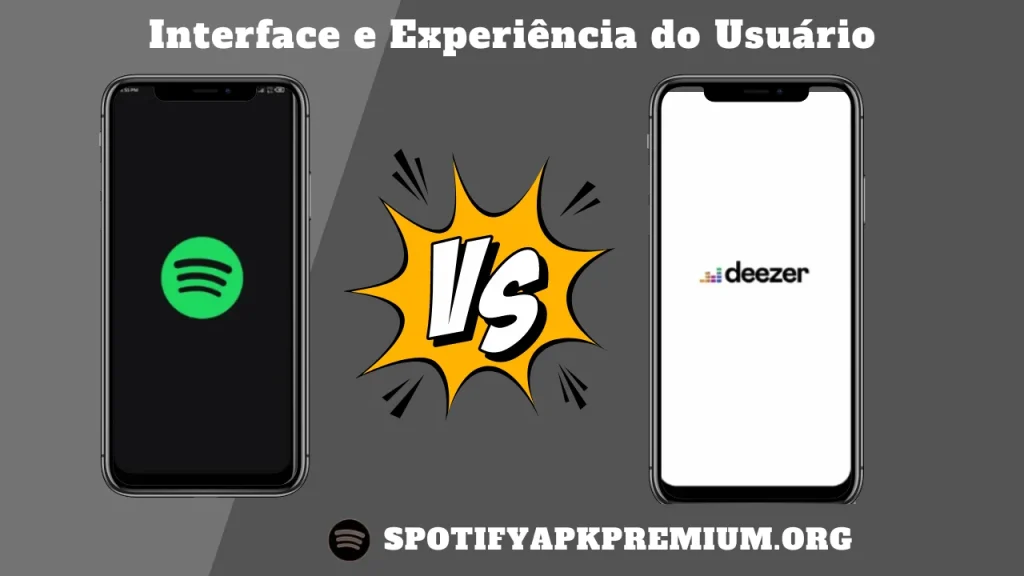 Spotify Vs Deezer User Interface